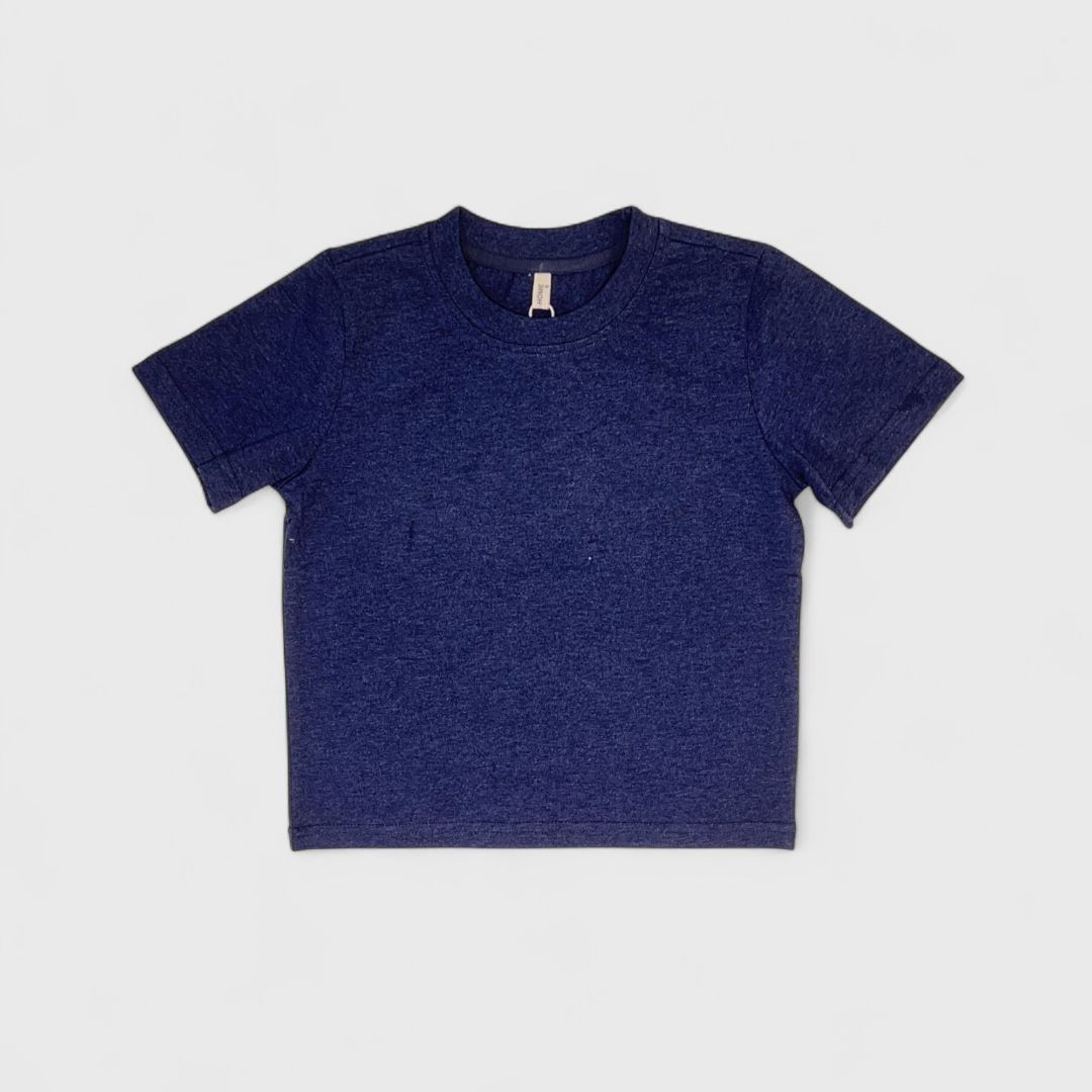 Темно-синяя футболка из хлопка