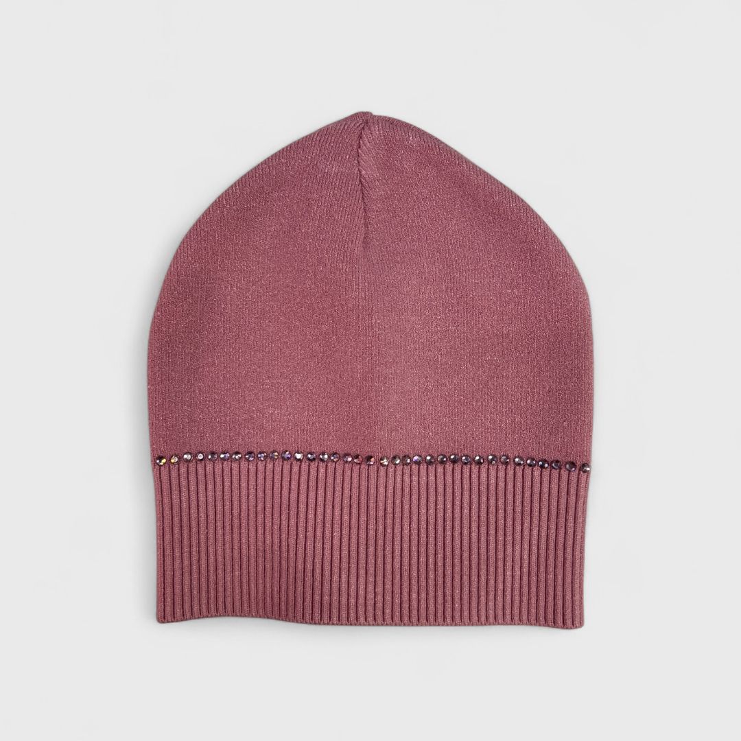 Шапка со стразами (6 расцветки)