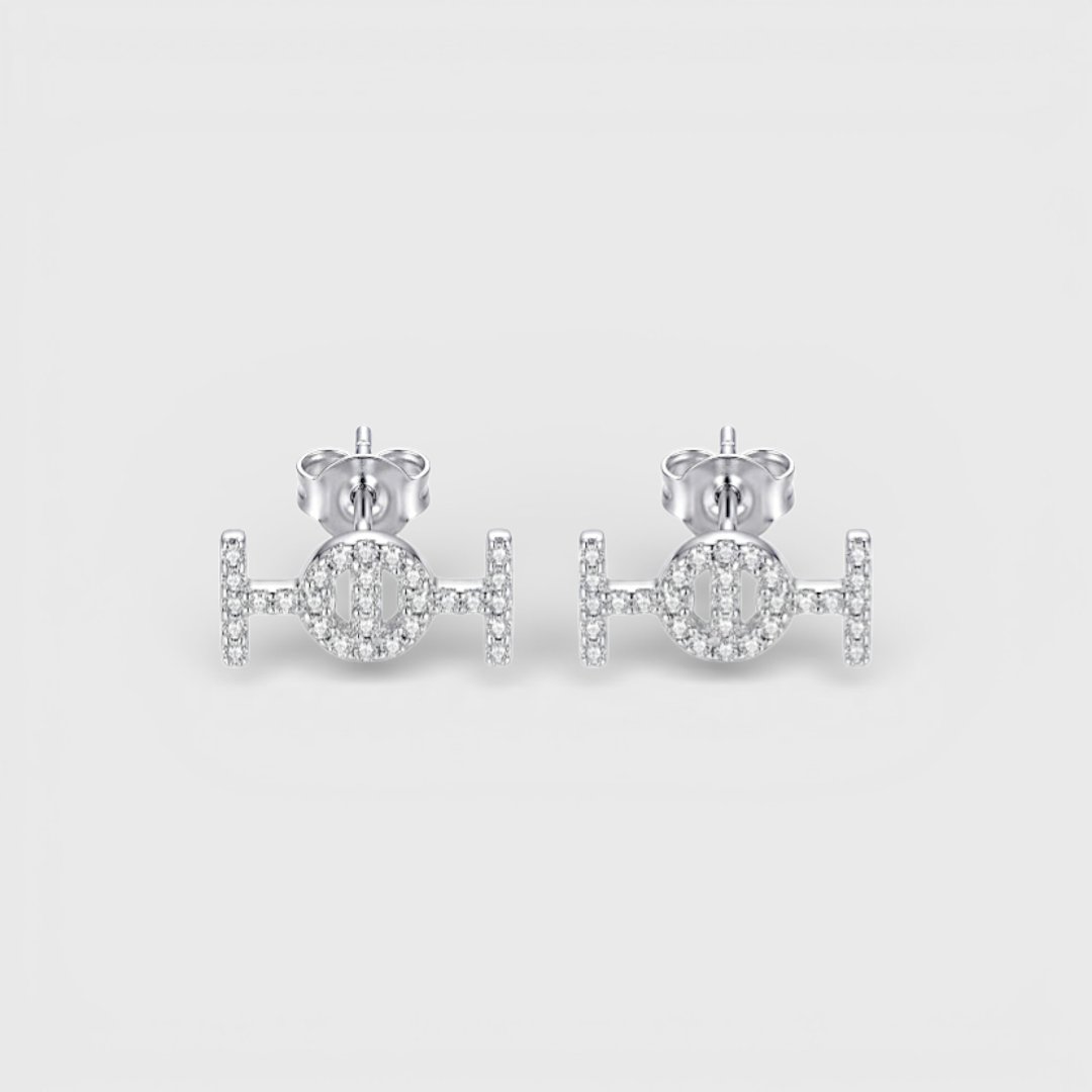 Серебряные серьги spririt