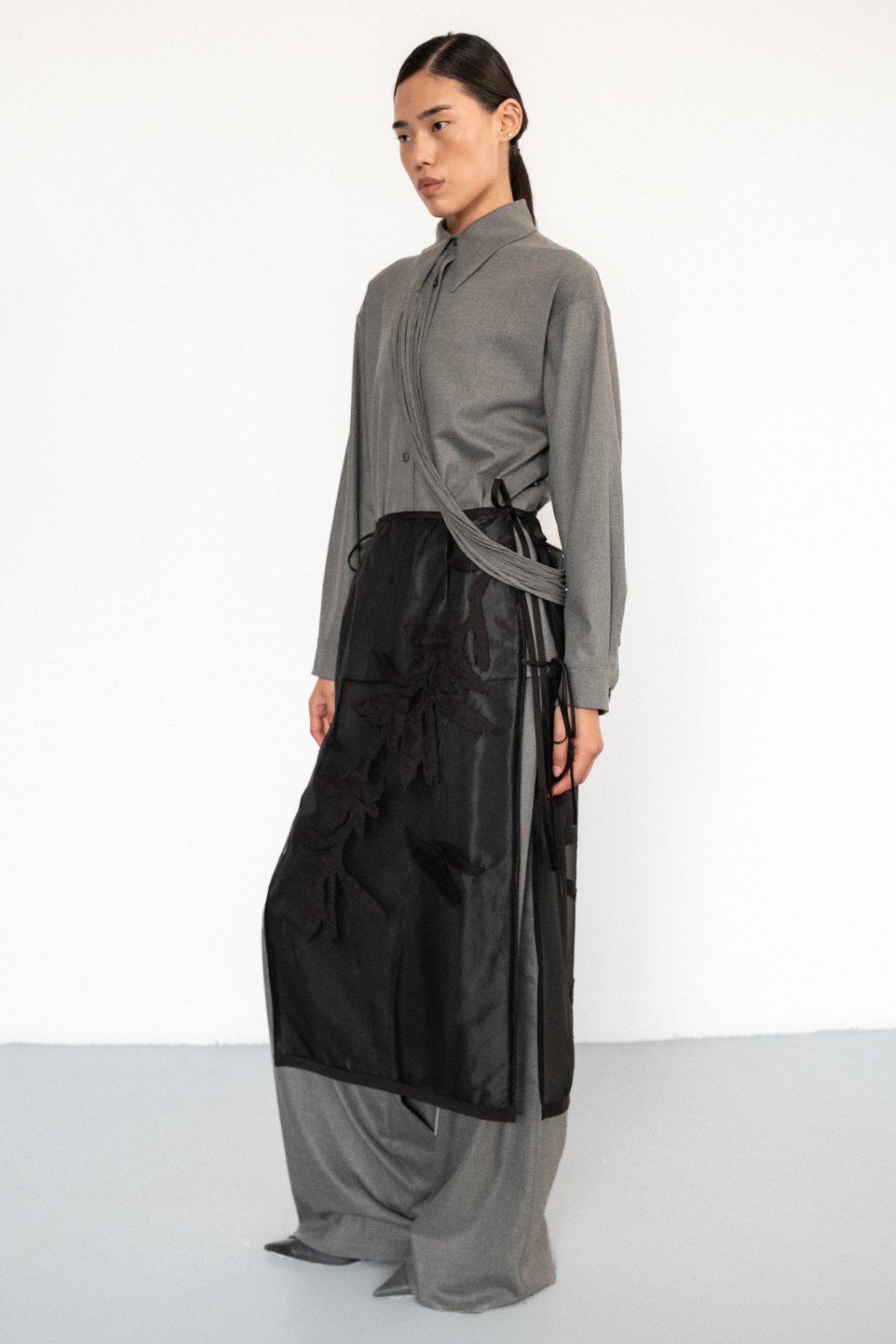 Aru Organza Apron Skirt