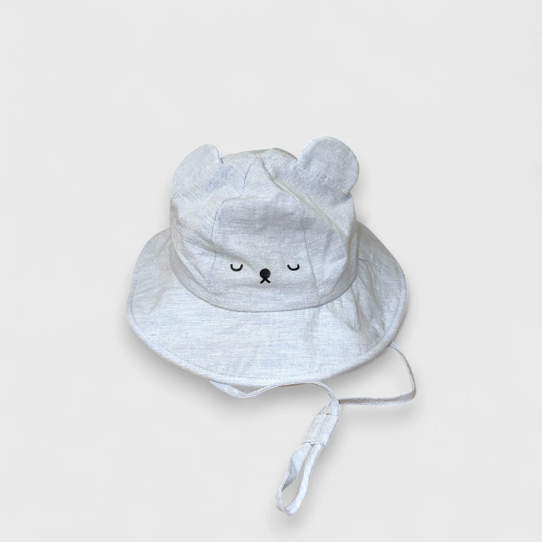 Голубая панама с ушками