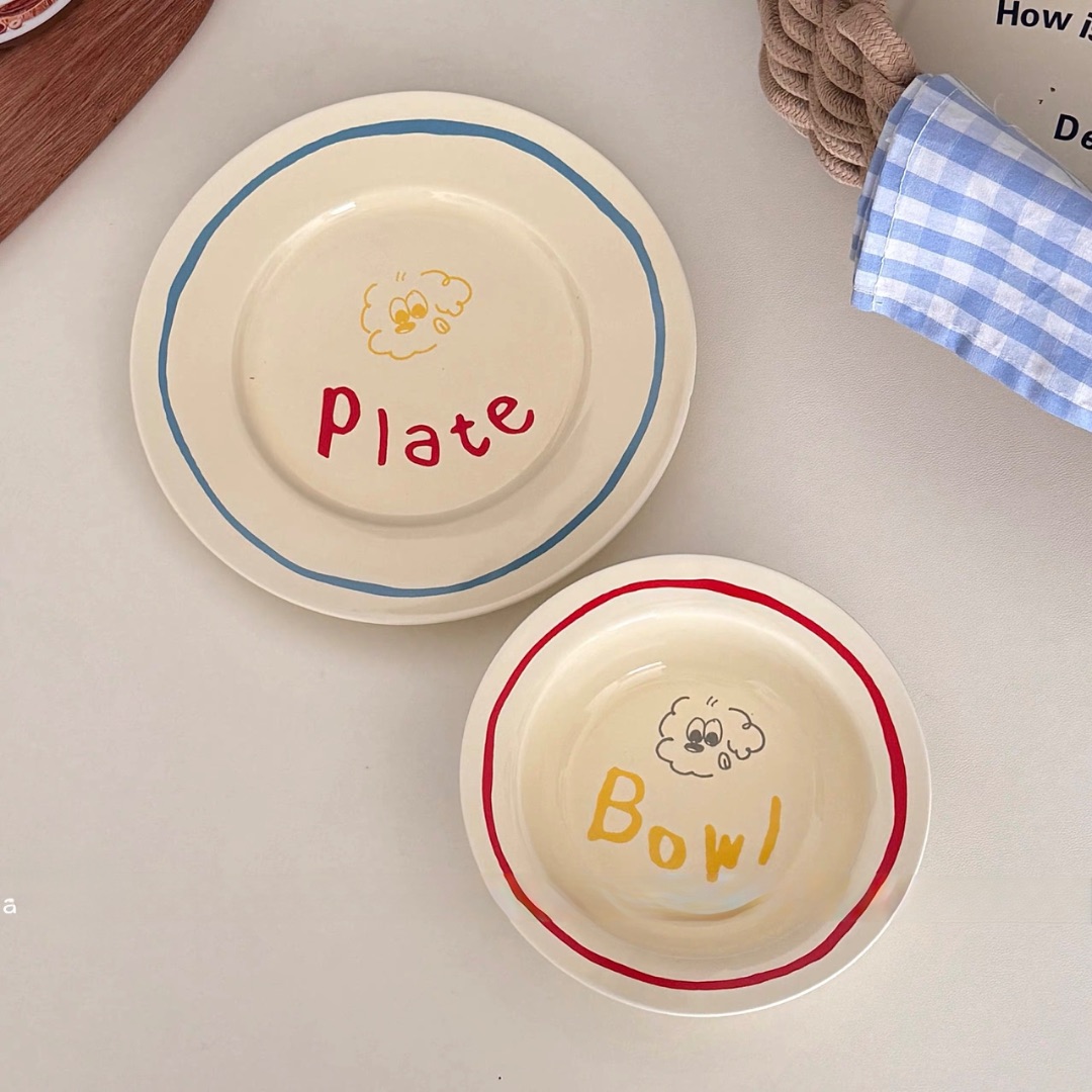 Тарелка и салатница для детей