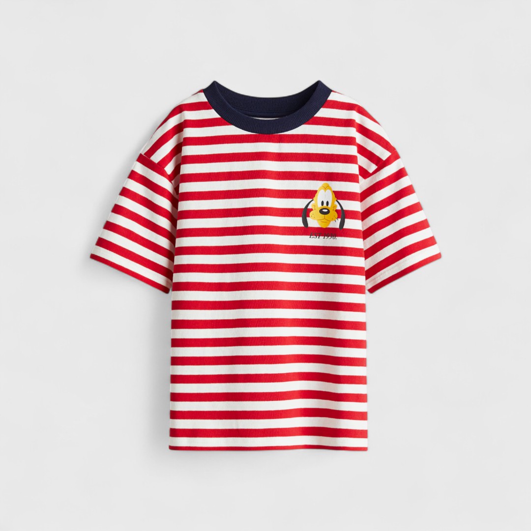 H&M Красная полосатая футболка