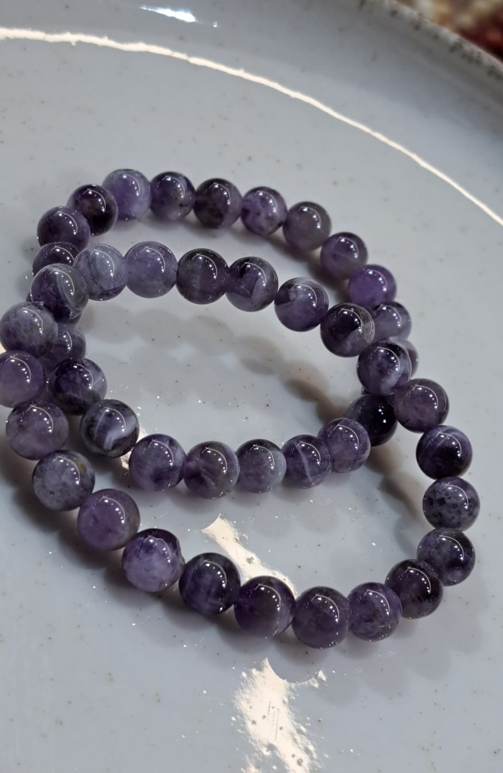 Фиолетовый браслет из аметиста