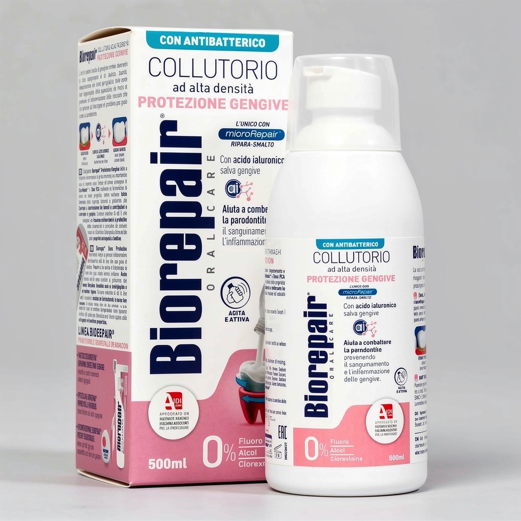 Ополаскиватель Biorepair Mouthwash Gum Protection, 50мл мини версия