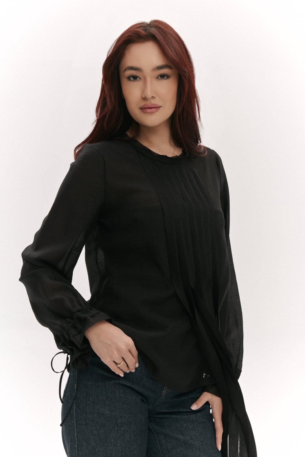 Black Lilia Blouse