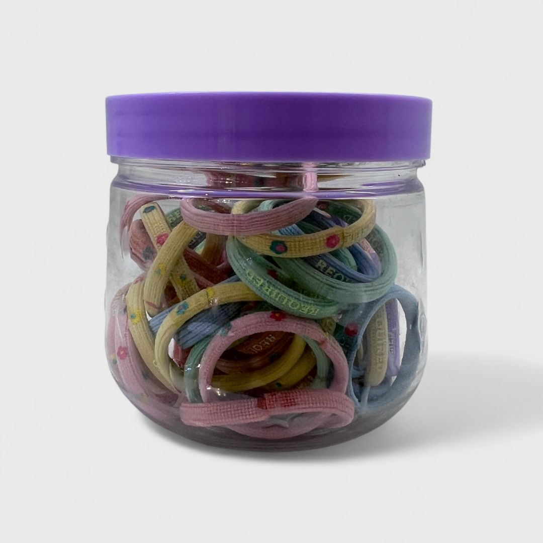 Многоцветные резинки для волос