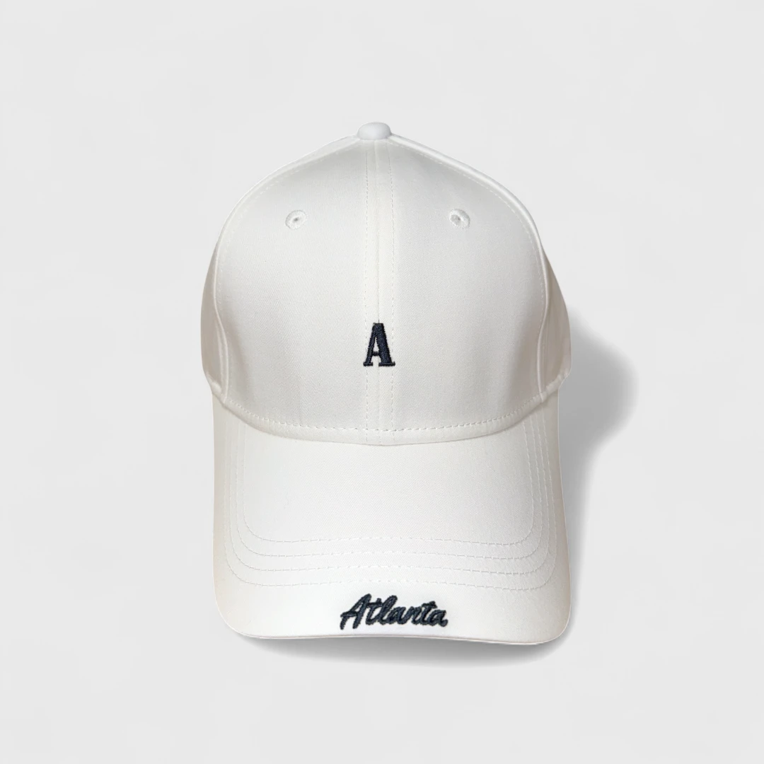 Белая кепка Atlanta с логотипом