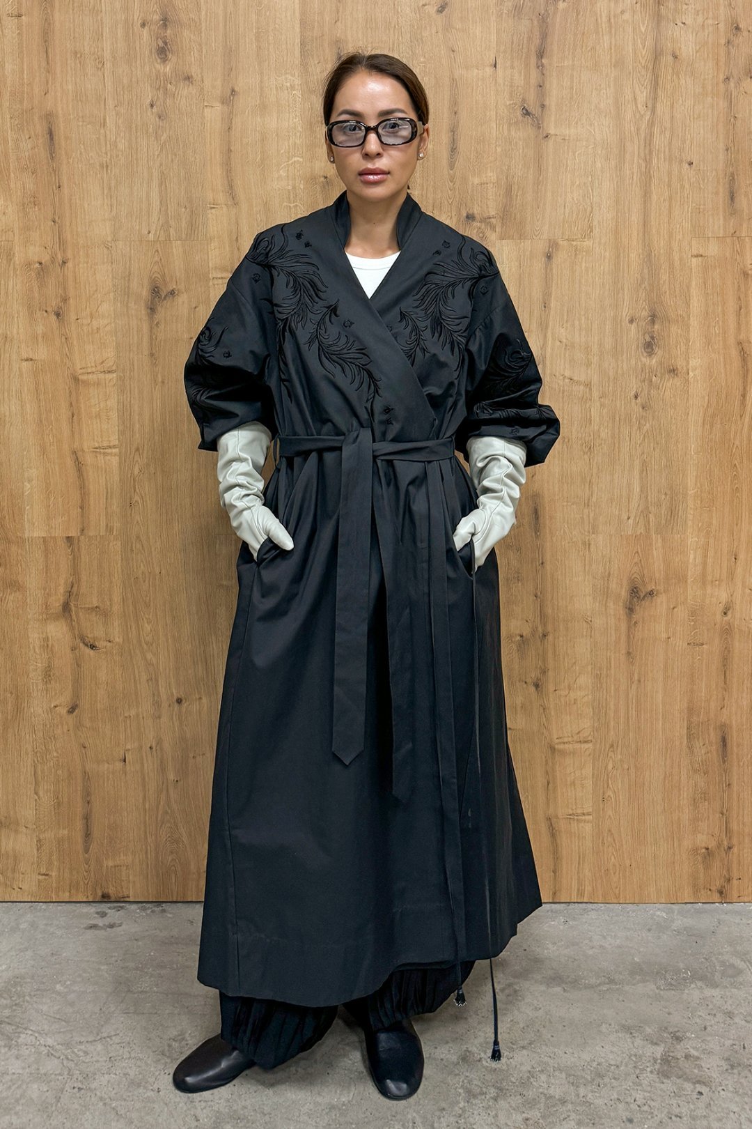 Black Chapan with Embroidery