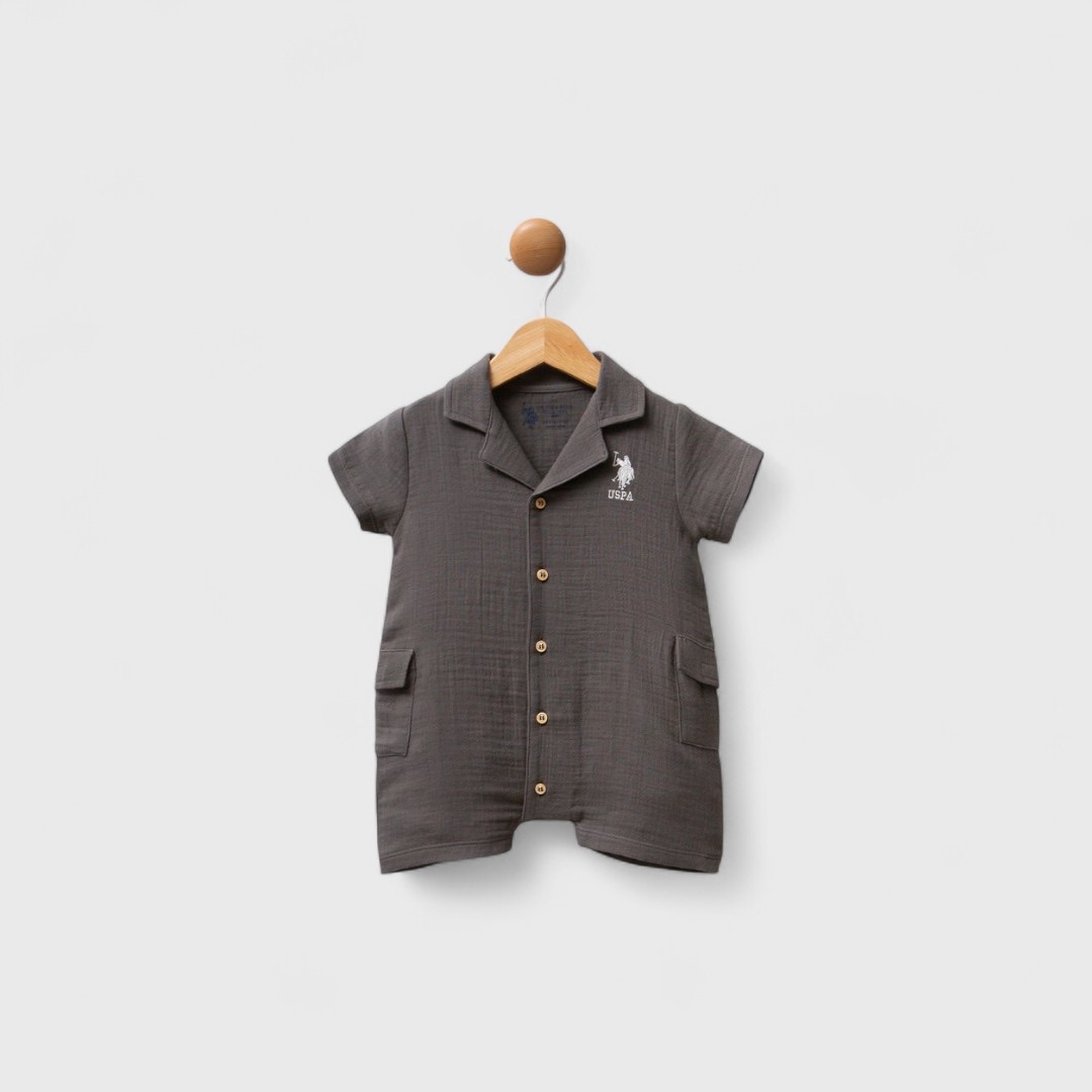 Серый комбинезон-песочница для детей 