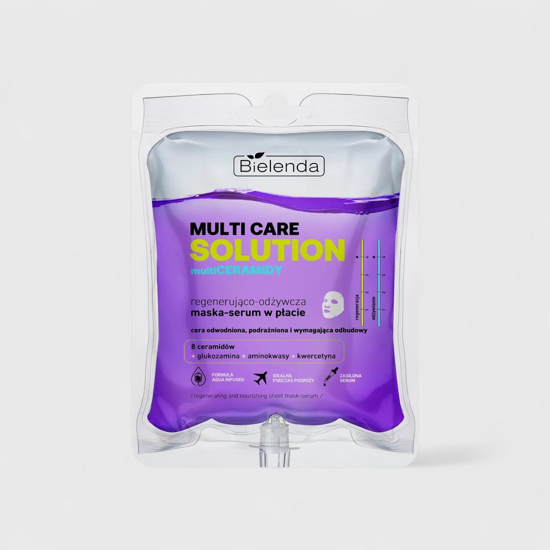 Тканевая маска создана для обезвоженной кожи Bielenda