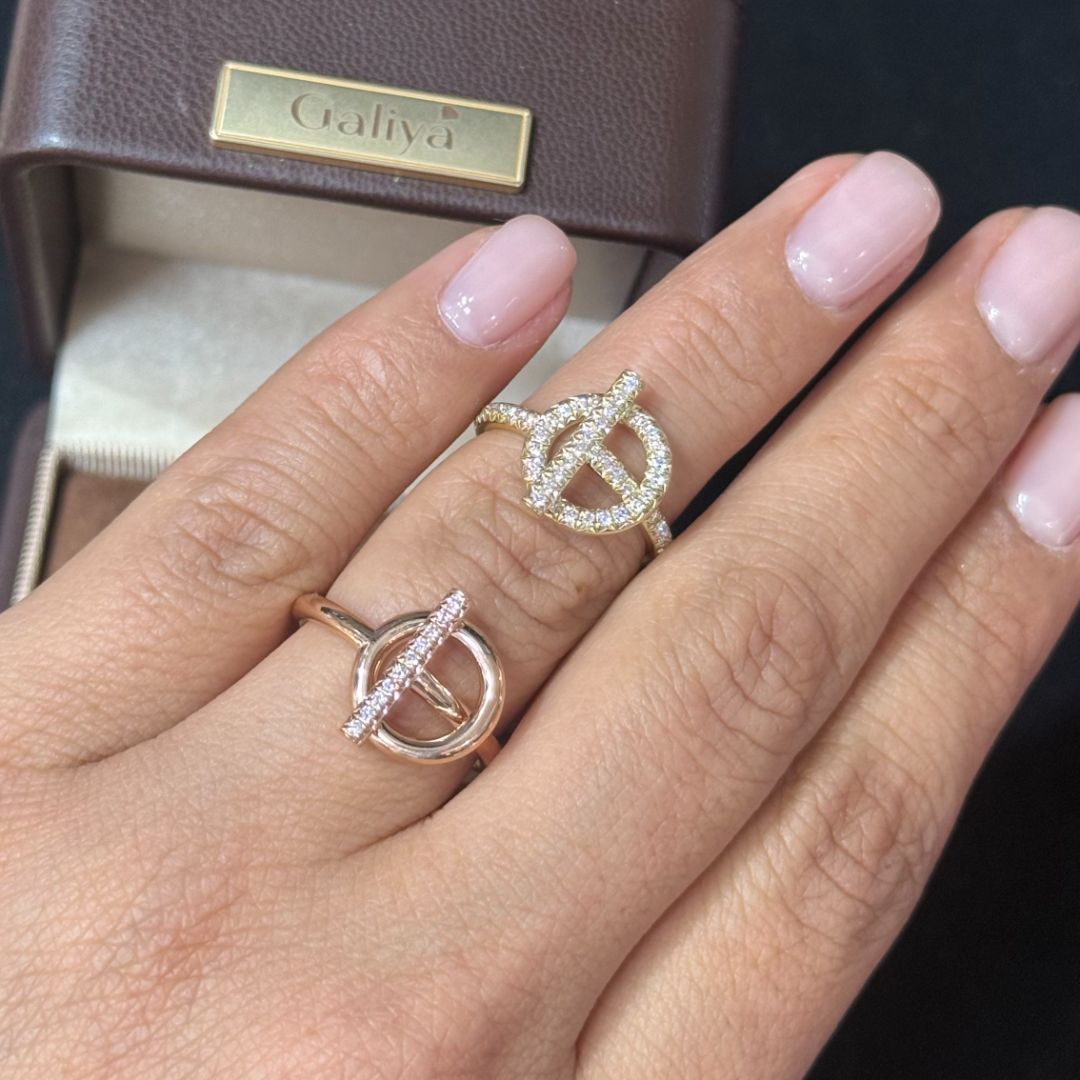 Золотые кольца с бриллиантами