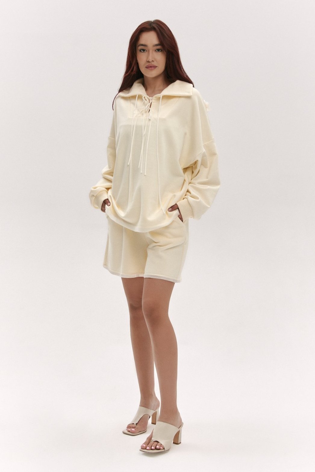 Ivory Review Set with Short Shorts