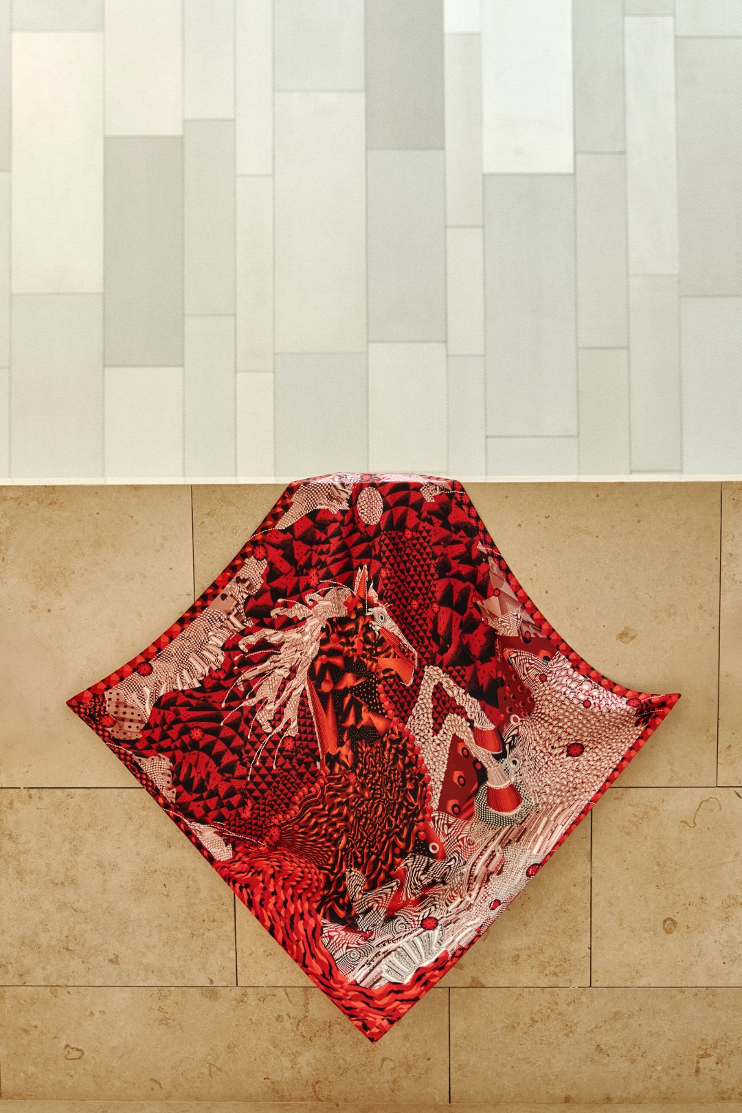 Alma One-Sided Polyester Scarf