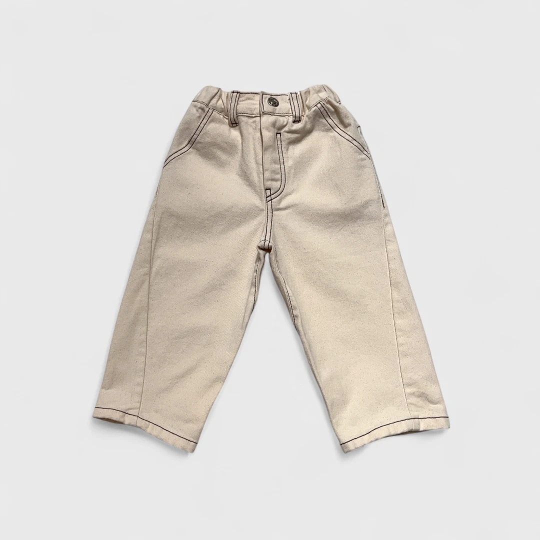 Бежевые брюки