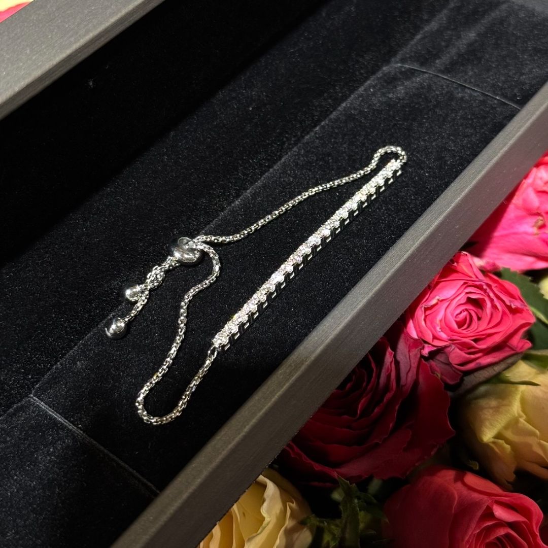 Браслет из белого золота