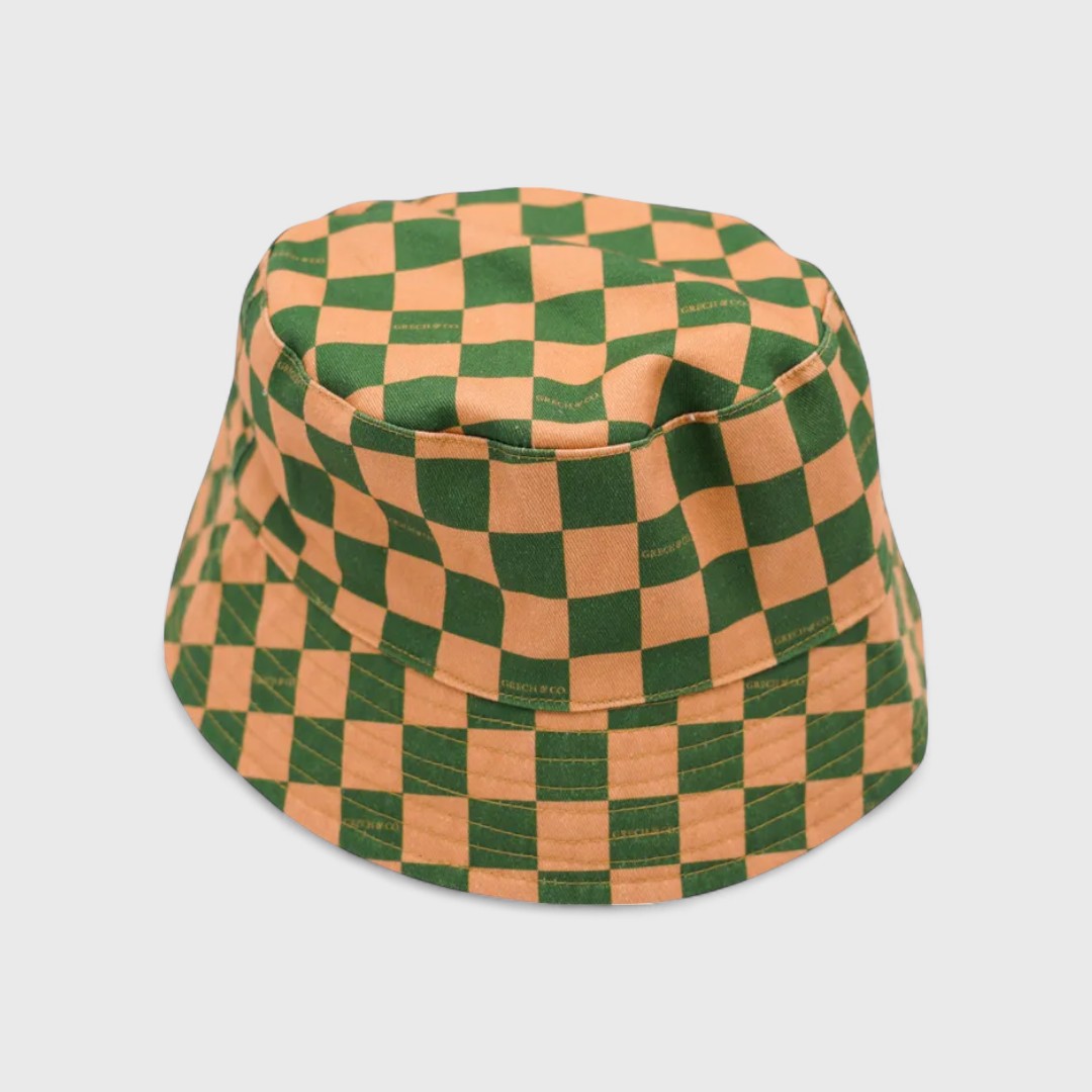 Двусторонняя панамка в шахматную клетку от Grech&Co