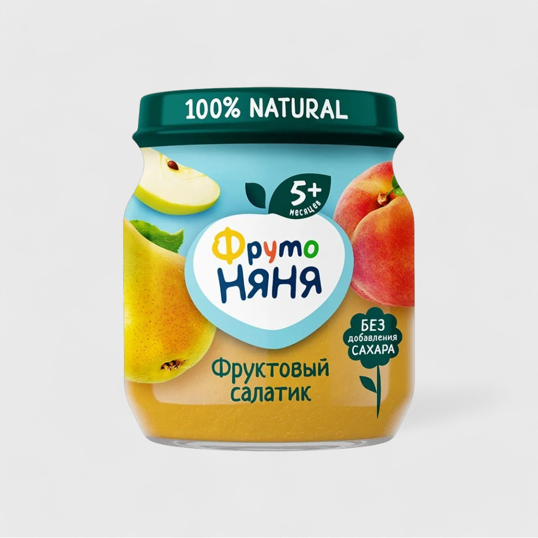 Фруто Няня фруктовый салатик, 100 г