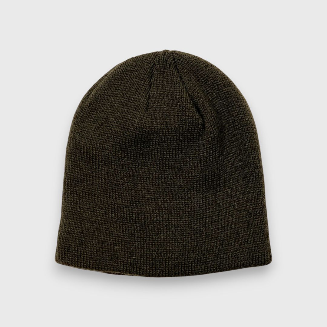 Темно-Зеленая вязаная шапка