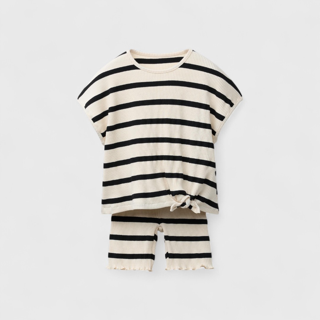 Zara Стильный комплект в полоску