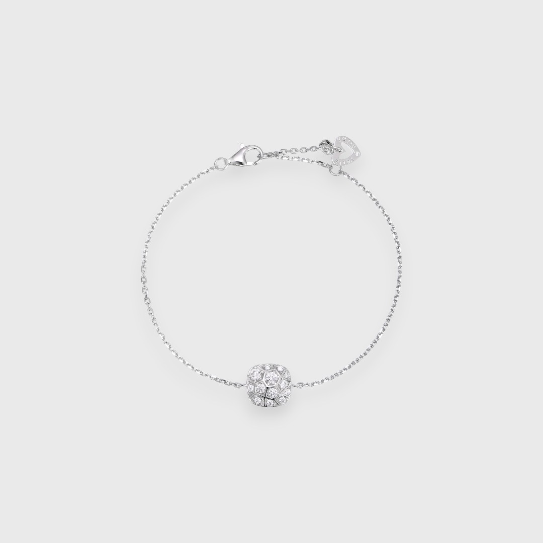 Серебряный браслет с цирконием