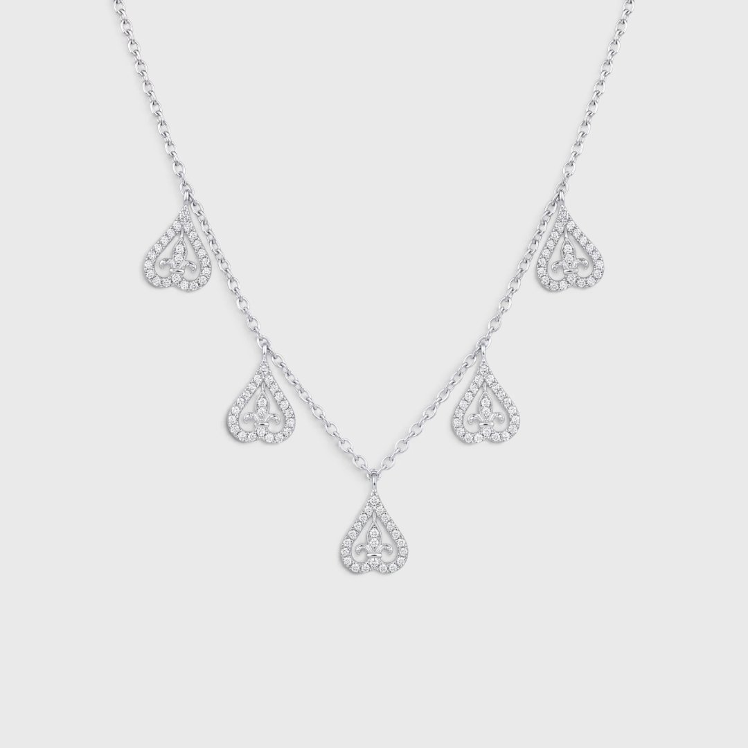 Серебряное ethno колье