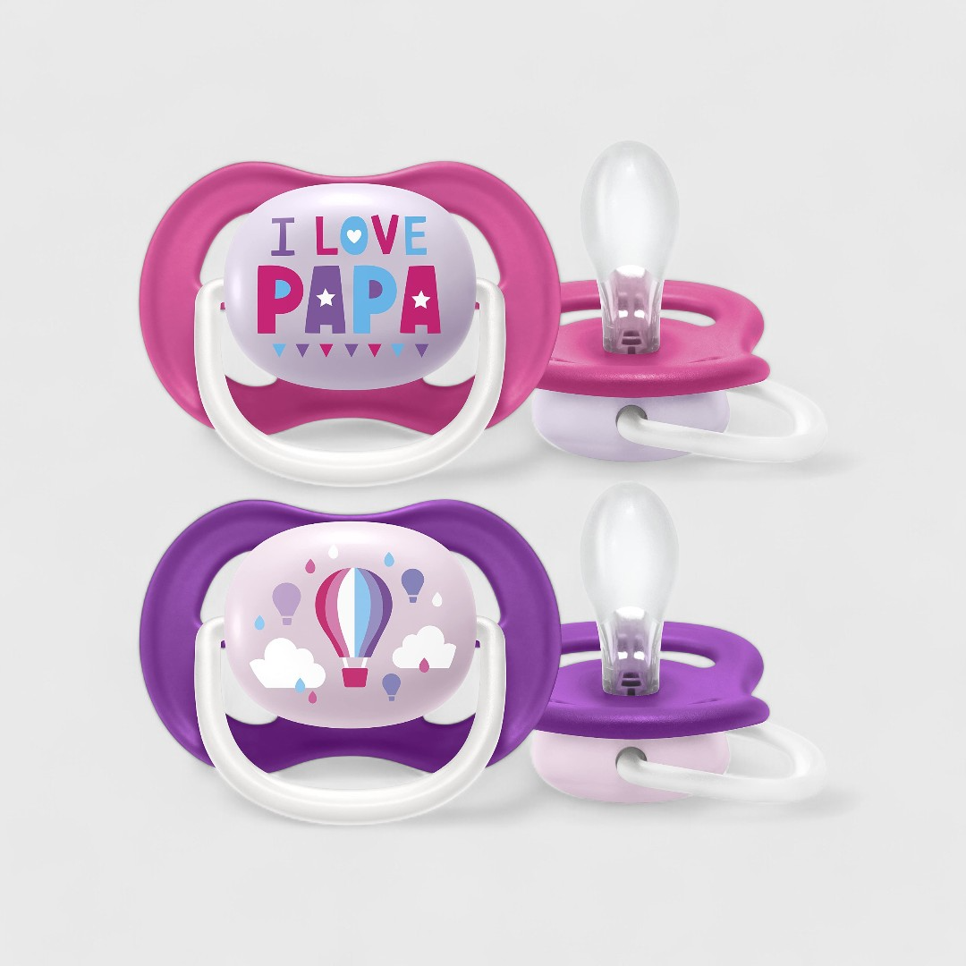 Philips Avent Пустышка Ultra Air "I love papa" (6 - 18 мес)