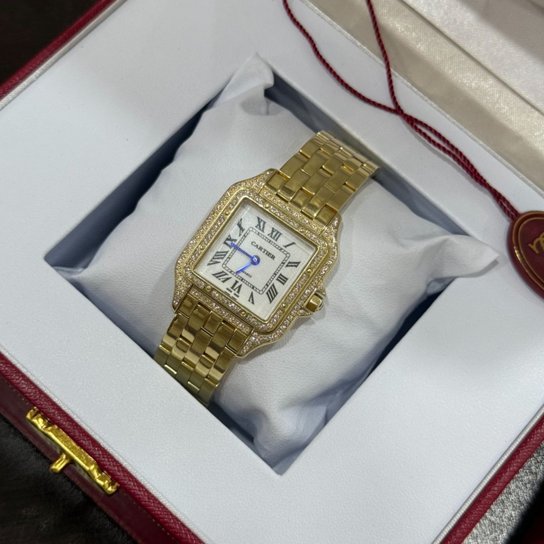 Золотые часы Cartier