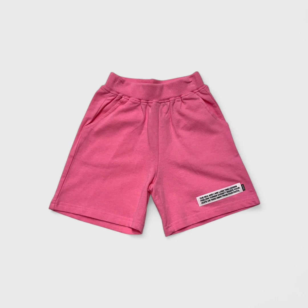 Розовые шорты из хлопка
