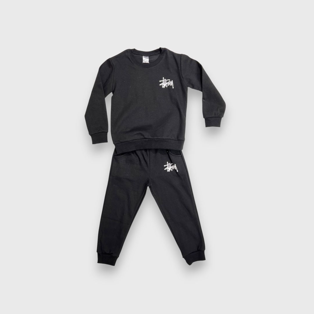 Черный спортивный костюм Stussy