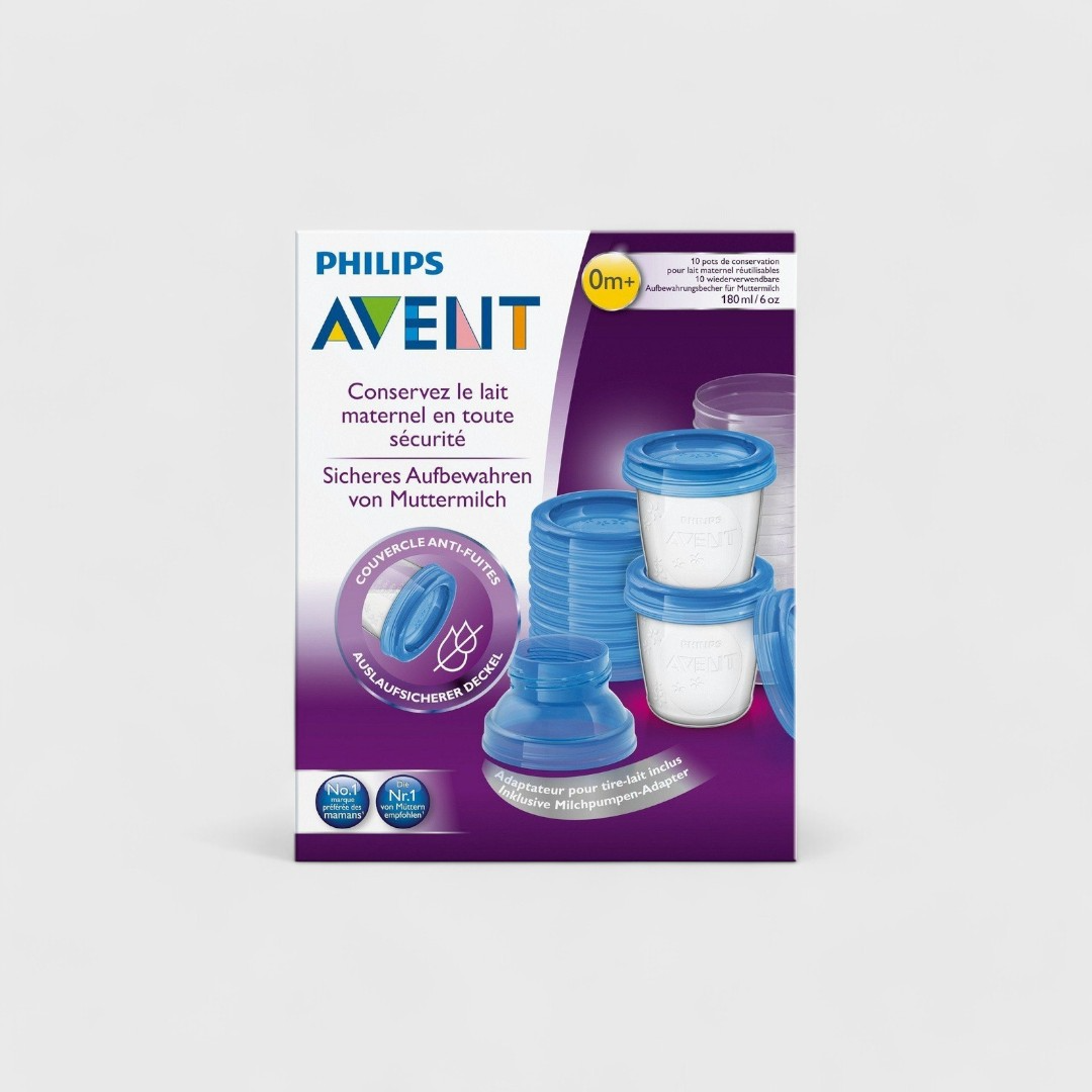 Philips Avent контейнеры для кормления материнским молоком