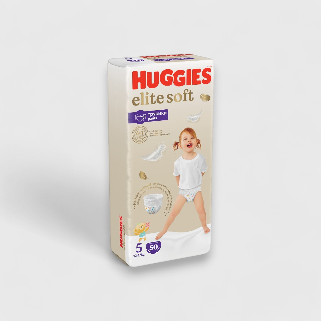 Huggies Elite Soft трусики 5 (12-17 кг)