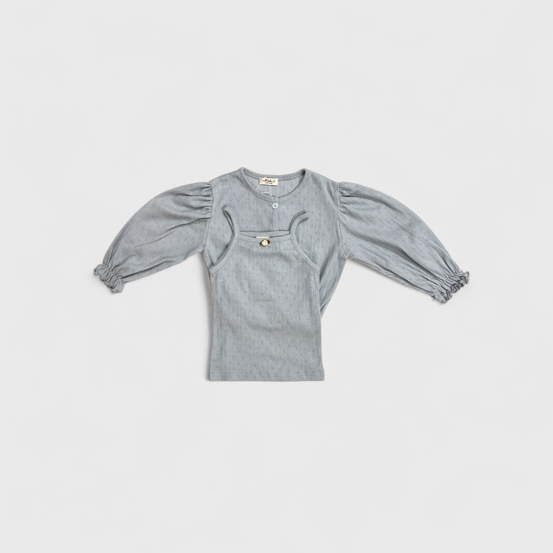 Двойка топ с кардиганом