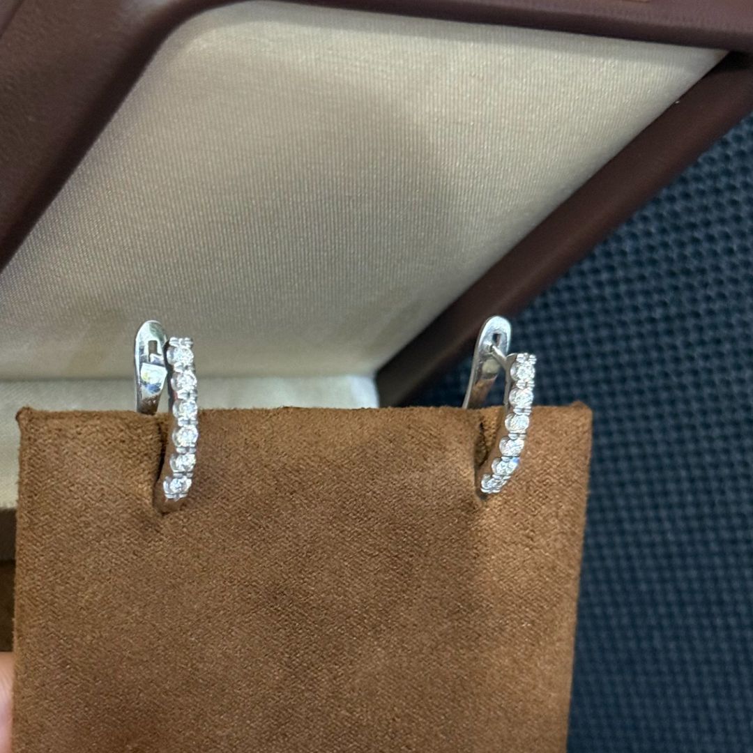 Cерьги с бриллиантами