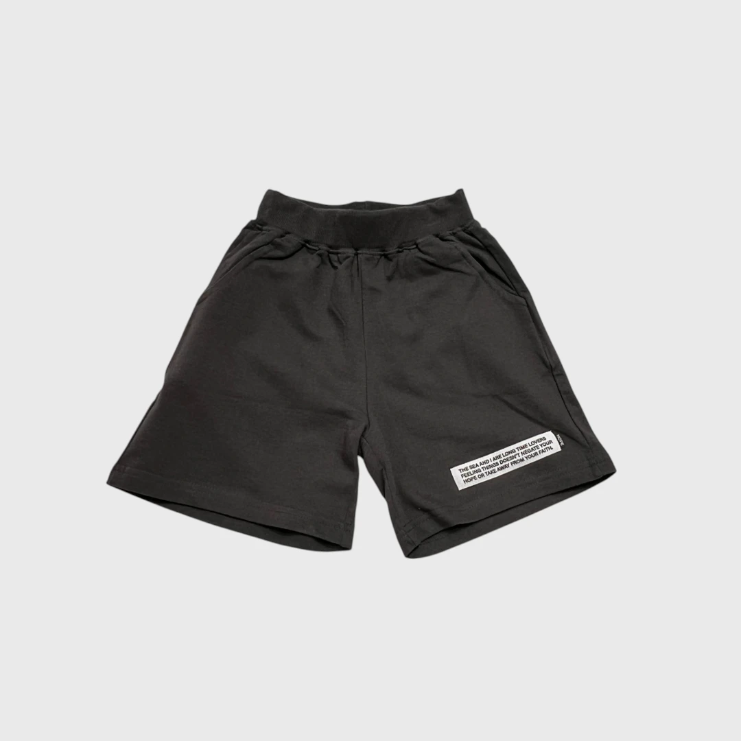 Черные шорты из хлопка