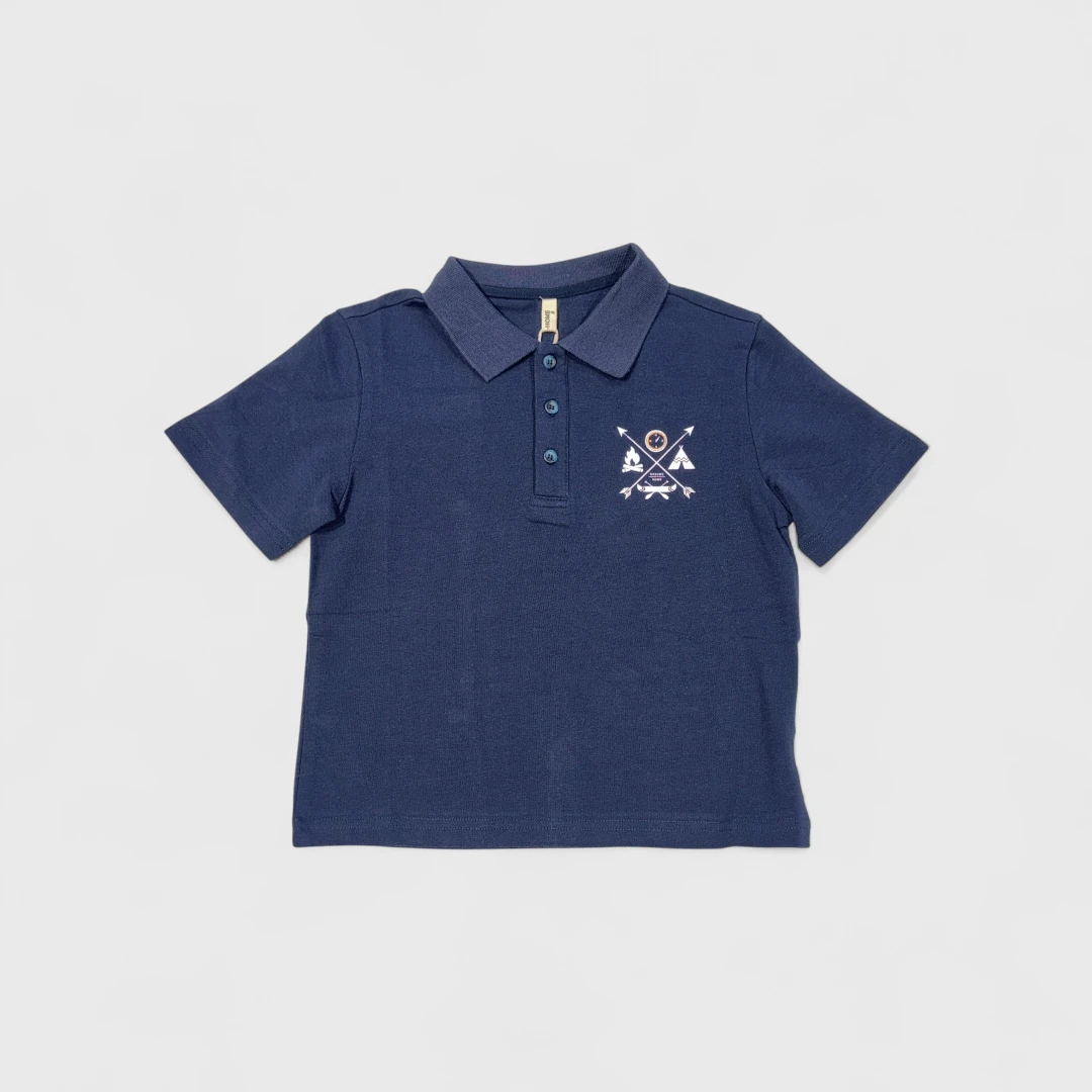 Темно-синяя футболка Polo Kids
