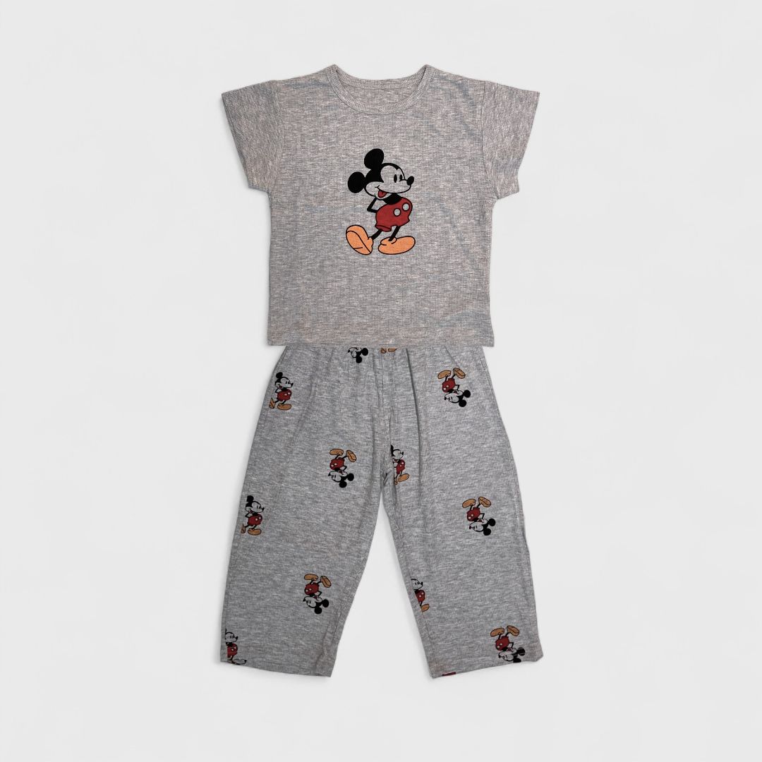 Серый комплект пижамы Disney Mickey