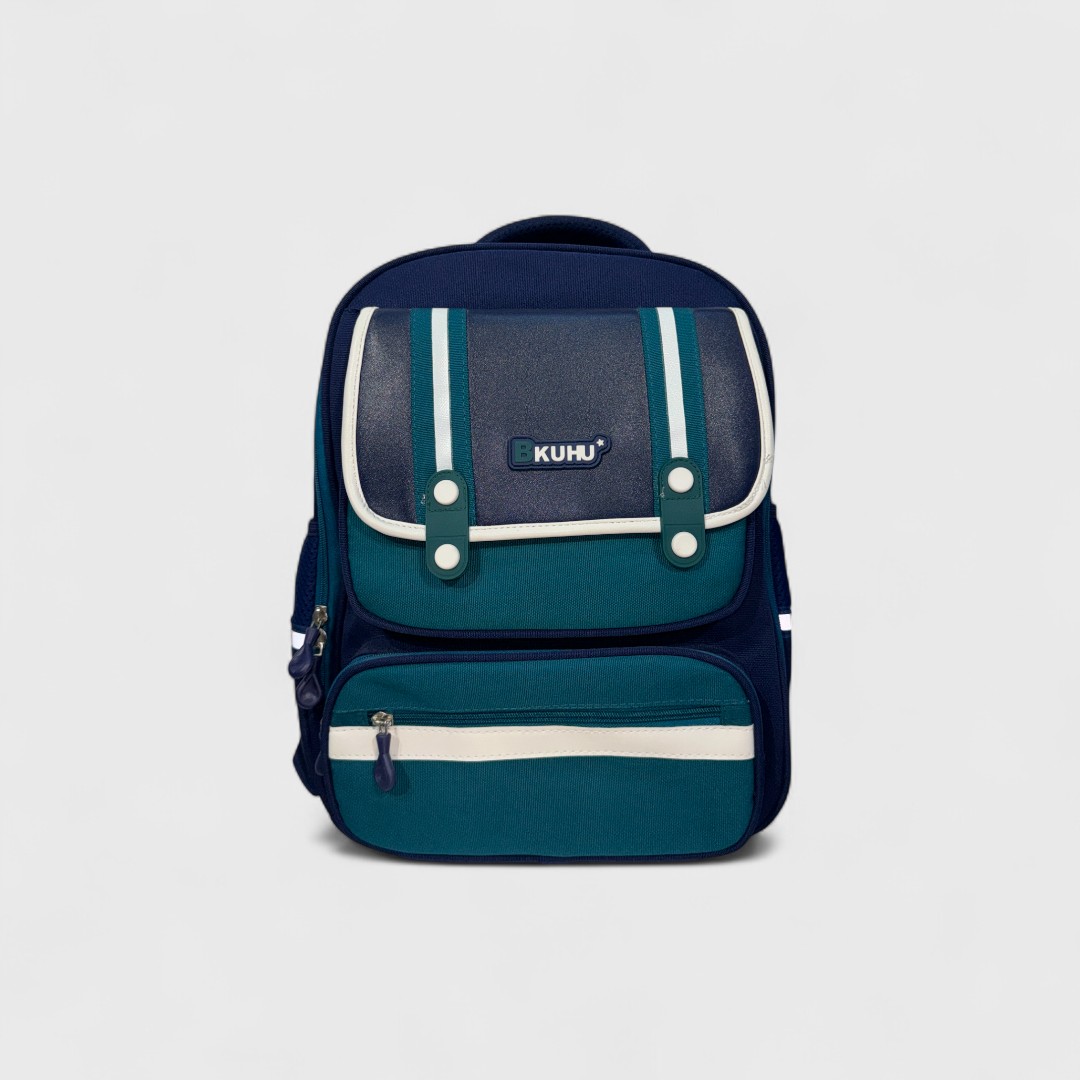 Синий рюкзак с карманами