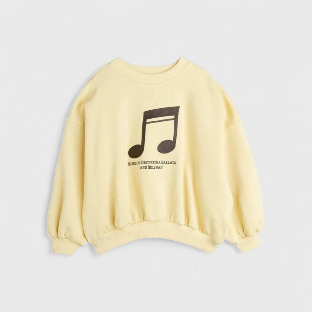 Желтый свитшот с нотками от M.rodini