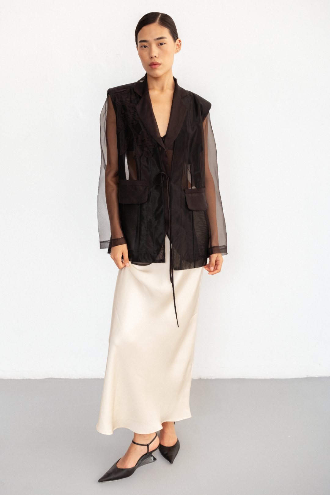 Mirgul Organza Blazer
