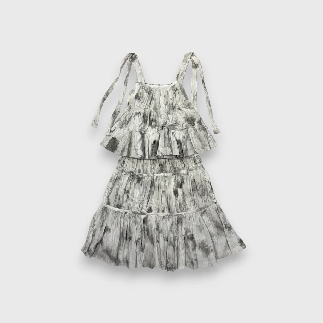 Хаки двойка с воланами