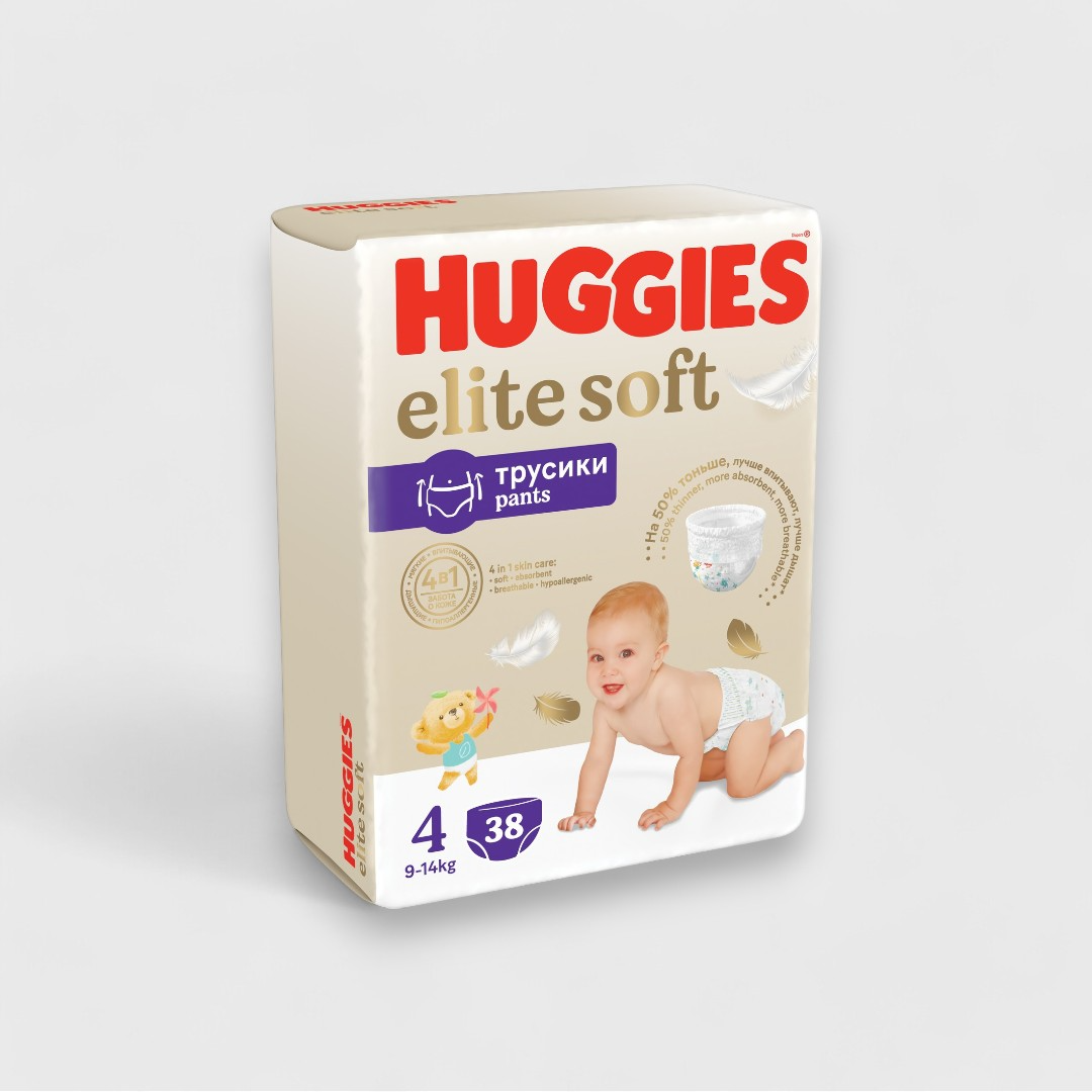 Huggies Elite Soft трусики 4