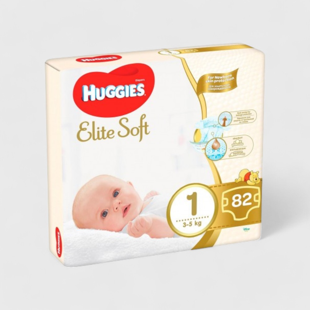 Подгузники Huggies Elite Soft (1) Mega 84шт*2