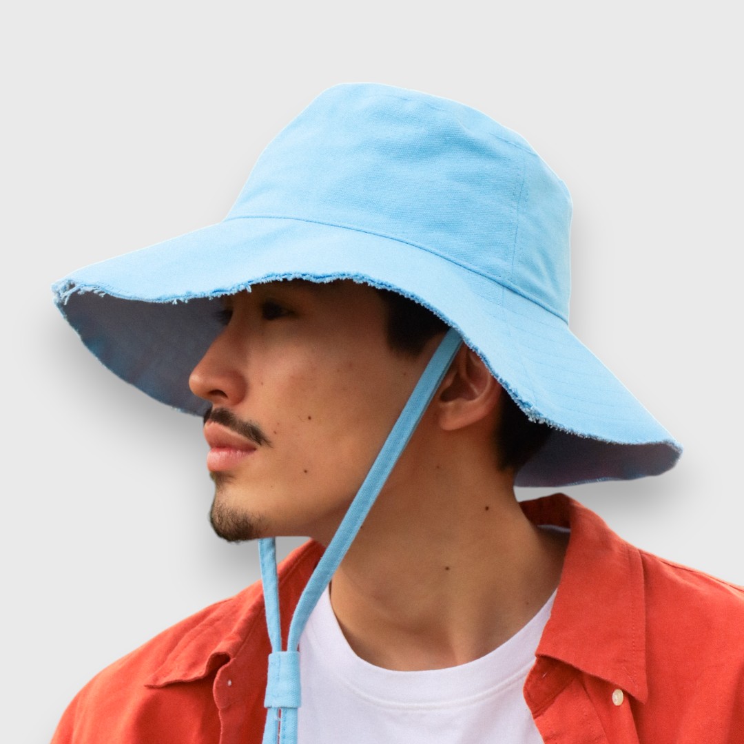 Ice-Blue Bucket Hat