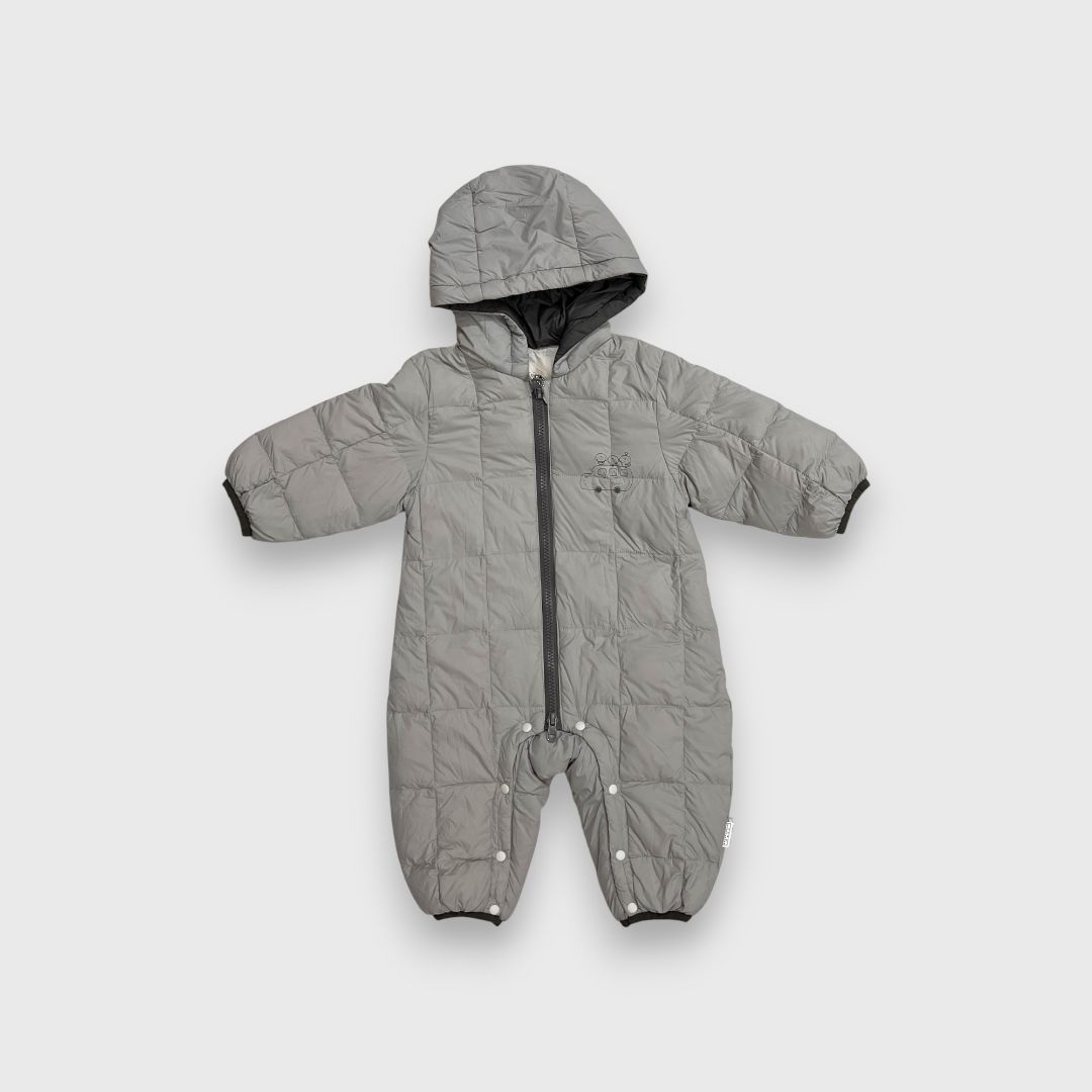Серый зимний комбинезон для детей