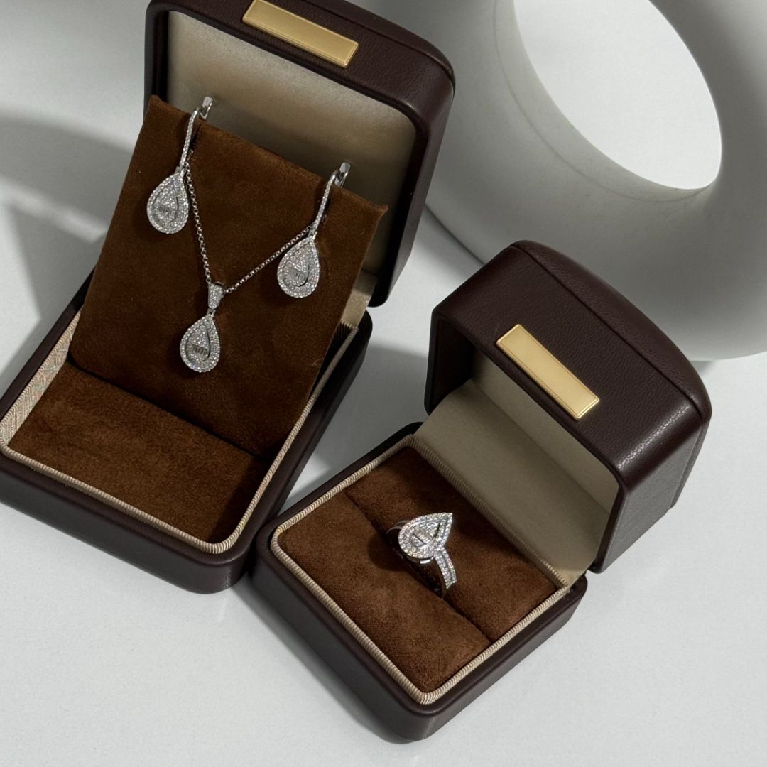 Золотой комплект украшений