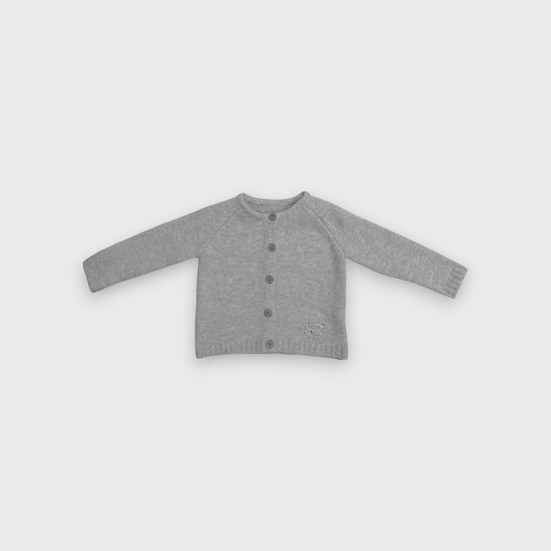 Серый кардиган 