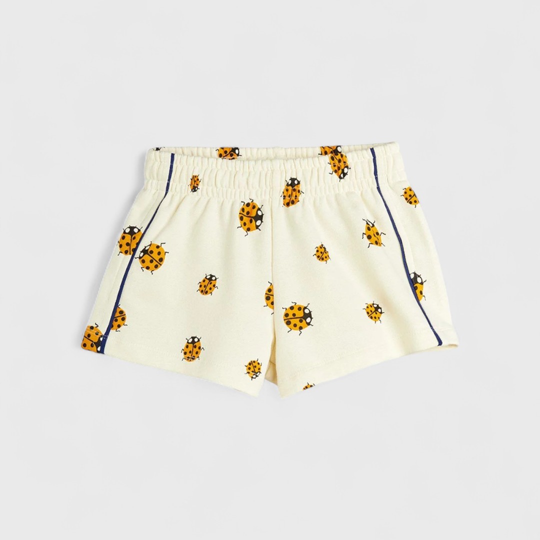 Желтые шорты с узором божьей коровки M. Rodini
