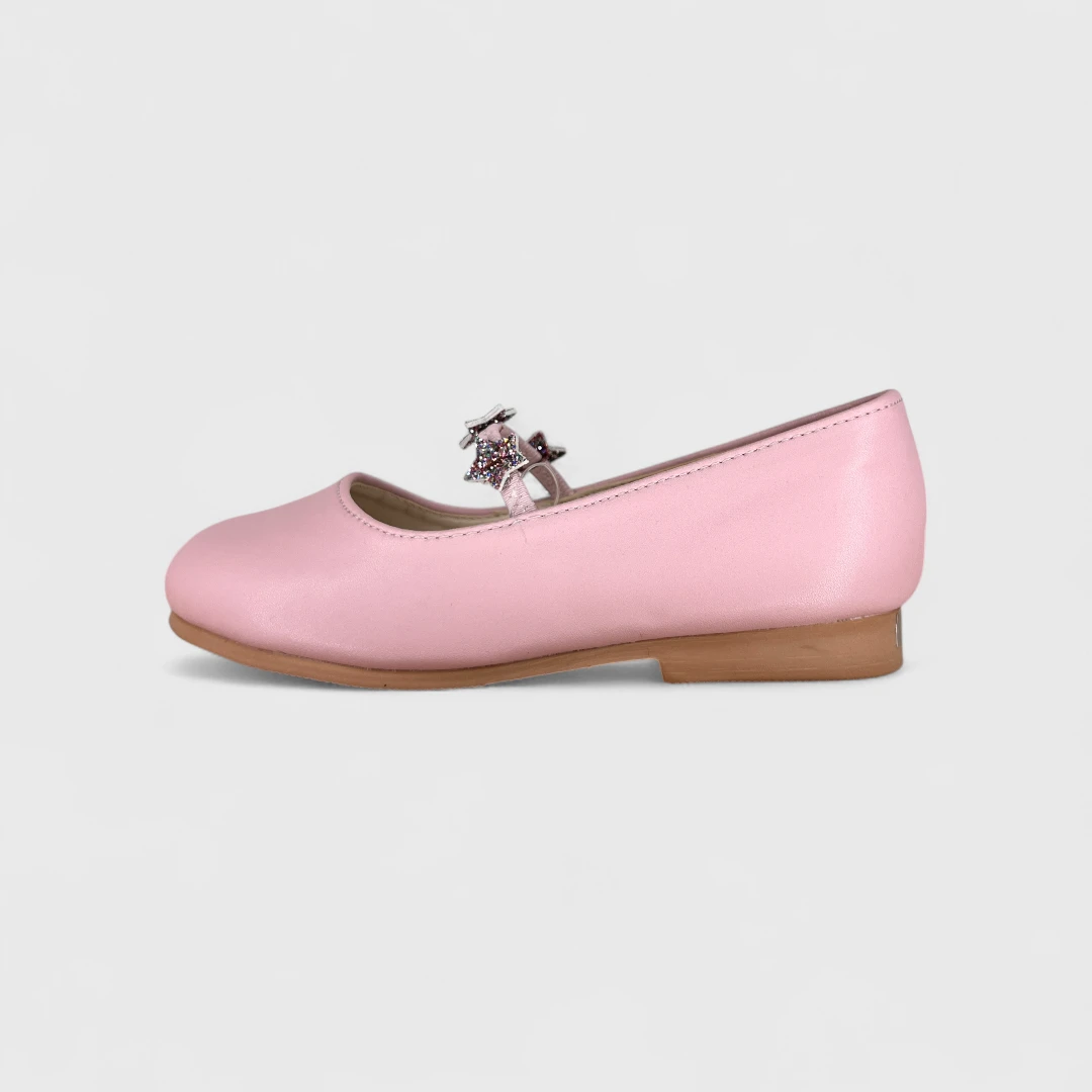 Розовые балетки