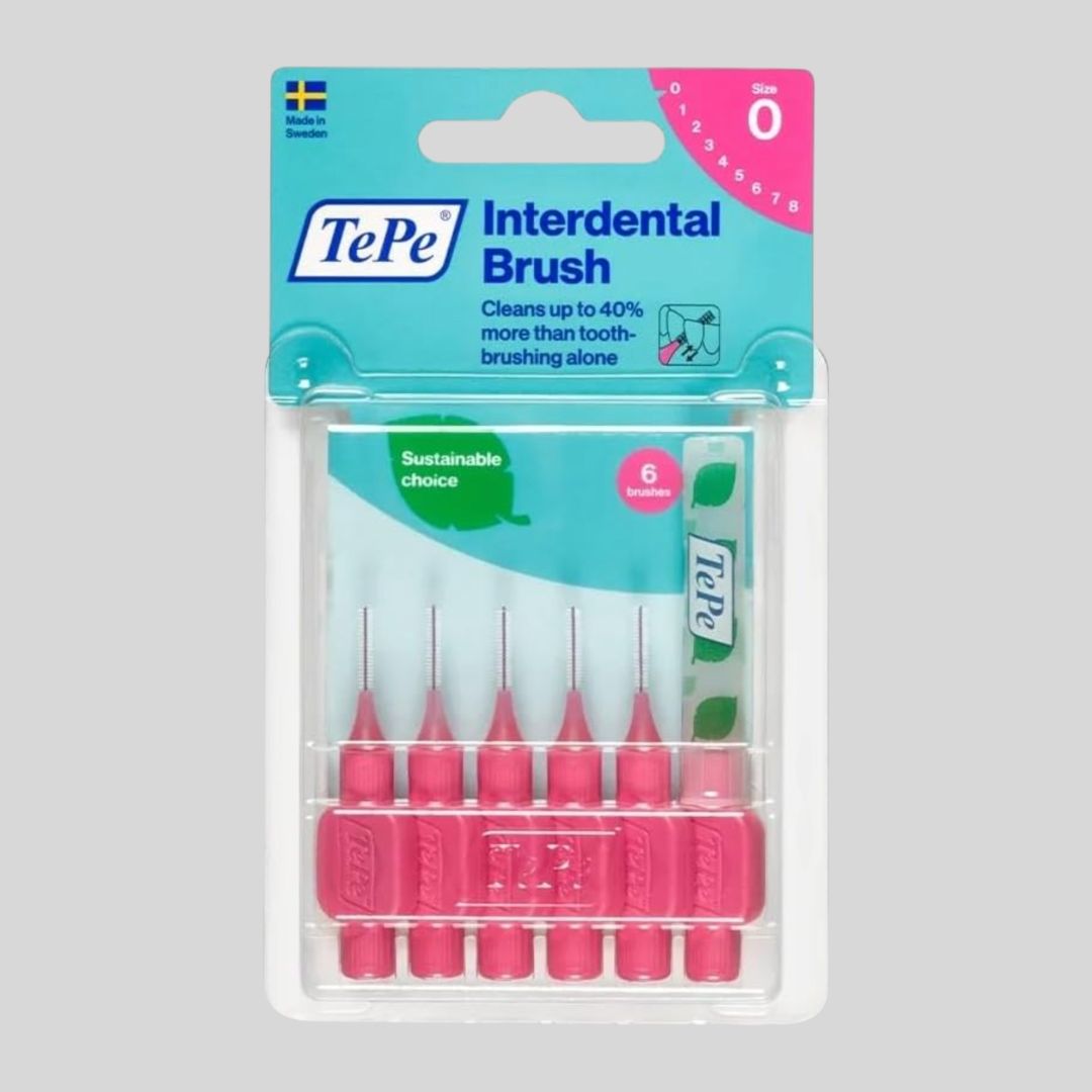МЕЖЗУБНЫЕ ЕРШИКИ ТЕРЕ INTERDENTAL BRUSH ORIGINAL, РАЗМЕР О (0,4 MM), 6 ШТ